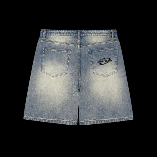 Faded Distressed Jorts